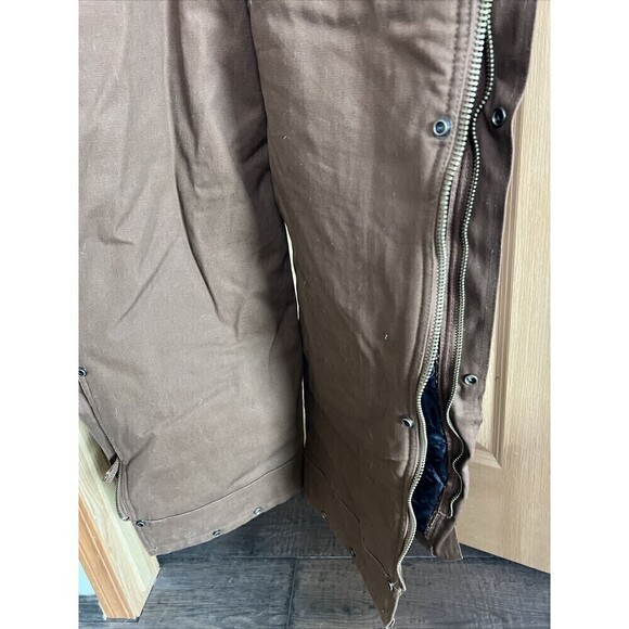 Polar King Brown Insulated Bib Overalls Carpenter Coveralls XLT - Picture 11 of 13